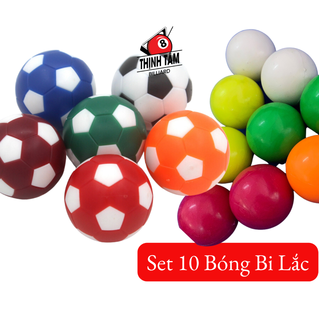Bộ 10 Banh Bóng Bi Lắc 36mm Chọn Màu [ 10 BÓNG BI LẮC ]
