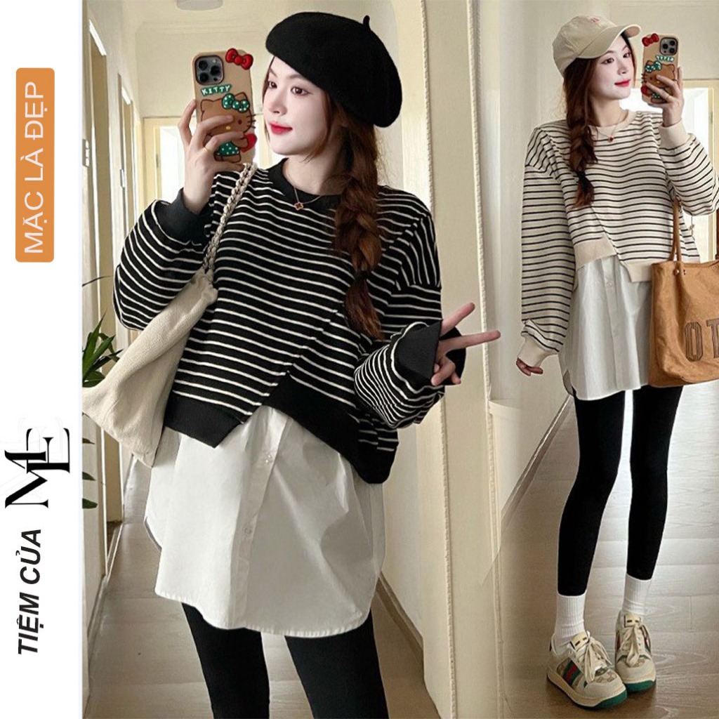 ÁO BẦU A626 MÙA THU ĐÔNG HÀNG VIỆT CAO CẤP FORM RỘNG DÀNH CHO MẸ BẦU MẶC TRƯỚC VÀ SAU SINH