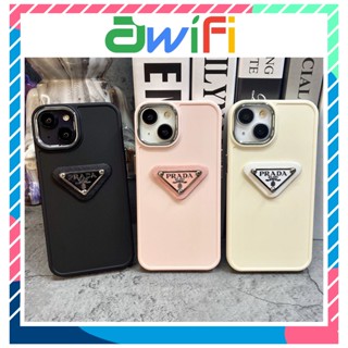 Ốp Lưng Iphone 3D Gắn Nhãn Tam Giác Thời Trang 7/8/plus/7plus/x/xs/11/12/13/14/15/pro/max/plus/promax Awifi Case P5-14