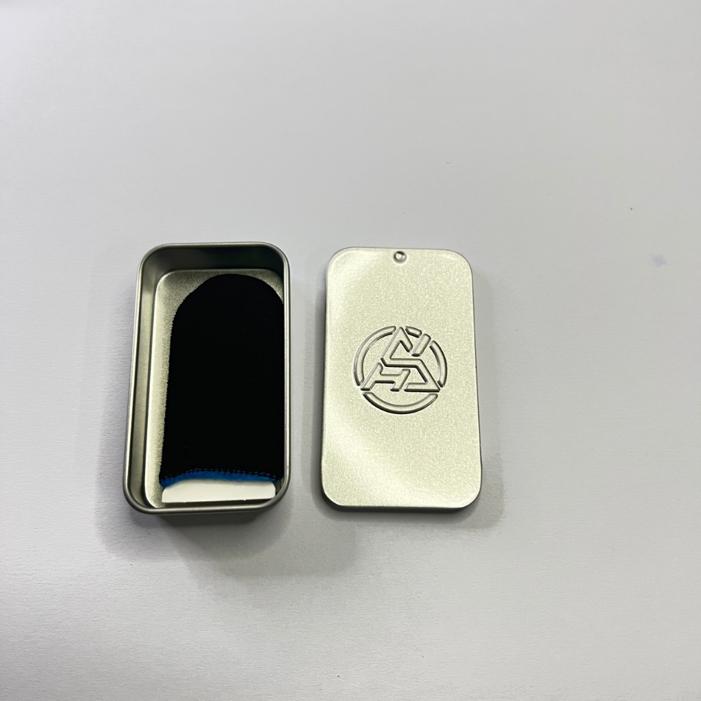 Hộp đựng bao ngón tay kim loại cao cấp cất giữ bao ngón tay tiện dụng