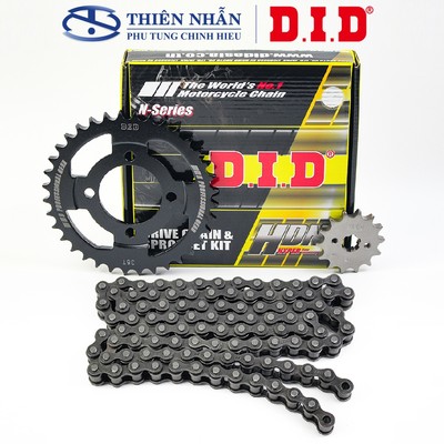 Nhông sên dĩa DID xe Dream (sên 10 ly) 428HDN-100L, 14T-36T