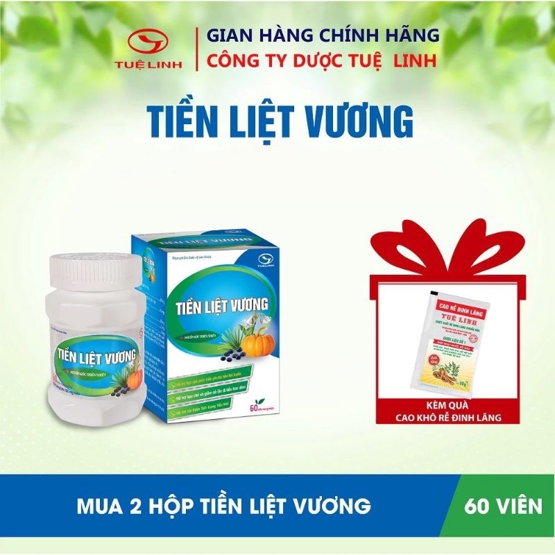Viên uống tiền liệt Vương Tuệ Linh_chỉ143k/h khi mua combo MIỄN PHÍ SHIP-Giảm tiểu đêm, giảm phì đại tuyến t.i.ề.n liệt