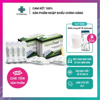 Viên nhét trĩ hemotreat h – giúp giảm nhanh đau trĩ, giảm cấp độ trĩ