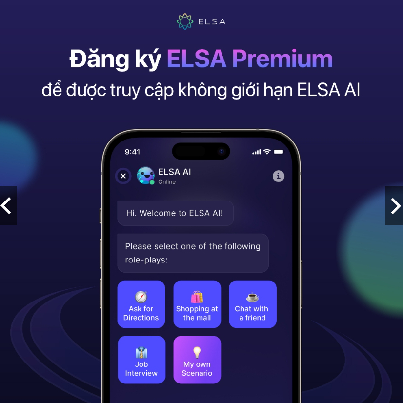 ELSA Premium 3 Tháng bao gồm