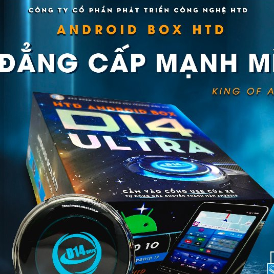 Android Box HTD Dành Cho Xe Ô Tô - Phiên Bản Mới 2023