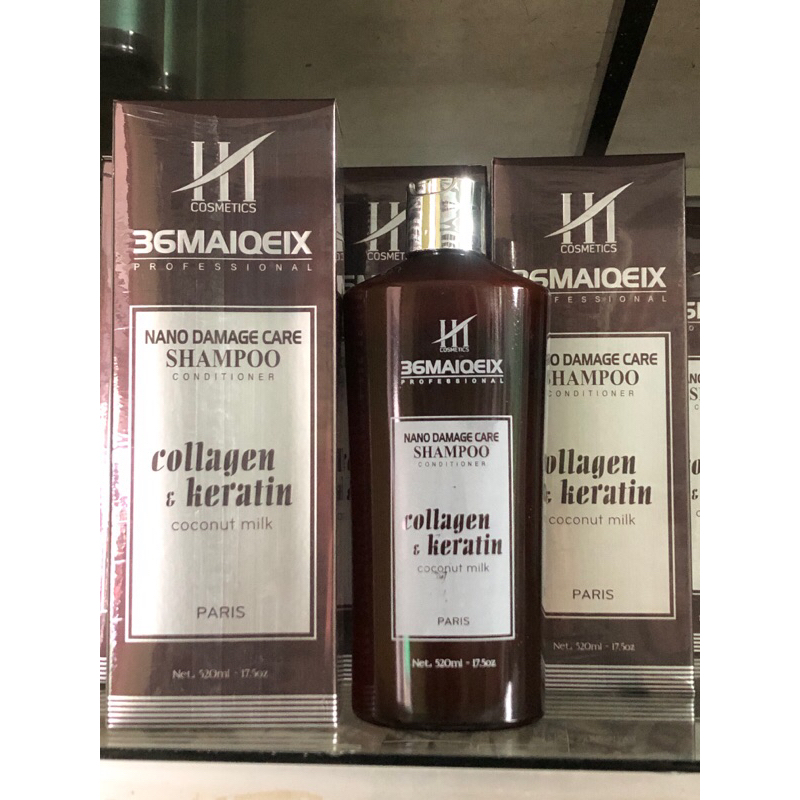Dầu gội xả hương nước hoa 36Maiqeix Nano Damage Care 520ml