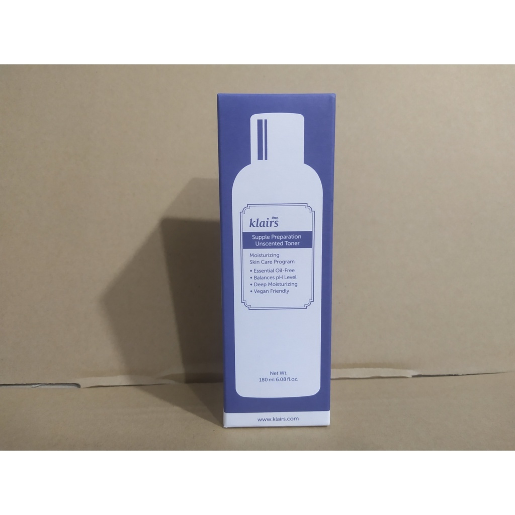 Nước Hoa Hồng Không Mùi Dưỡng Ẩm Và Làm Mềm Da Dear Klairs Supple Preparation Unscented Toner 180ml