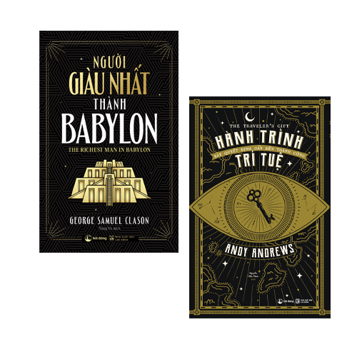 Sách - Người giàu nhất thành Babylon + Hành trình trí tuệ