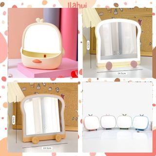 Gương để bàn gương trang điểm gương decor siêu dễ thương nhỏ gọn ILAHUI
