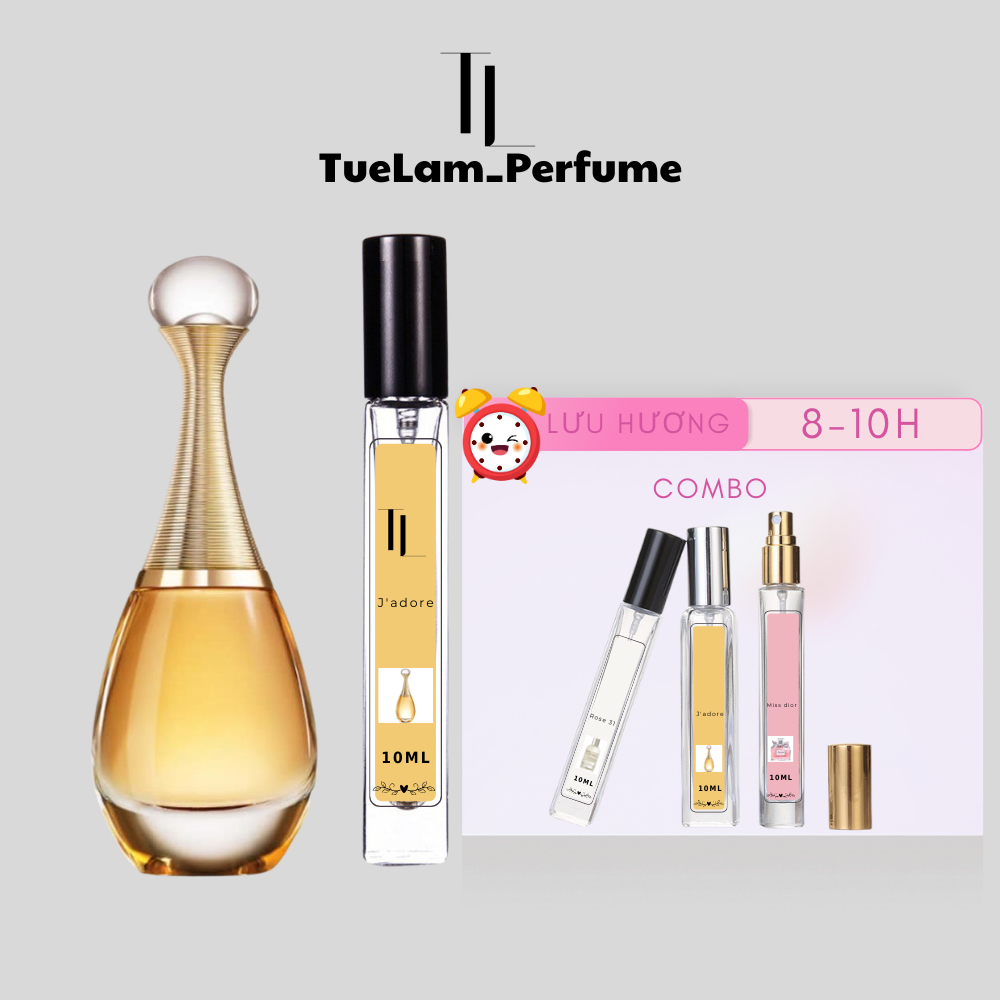 Nước hoa nữ Dior Jadore - Hương thơm Quý phái, Nữ tính, Sang trọng chiết 10ml