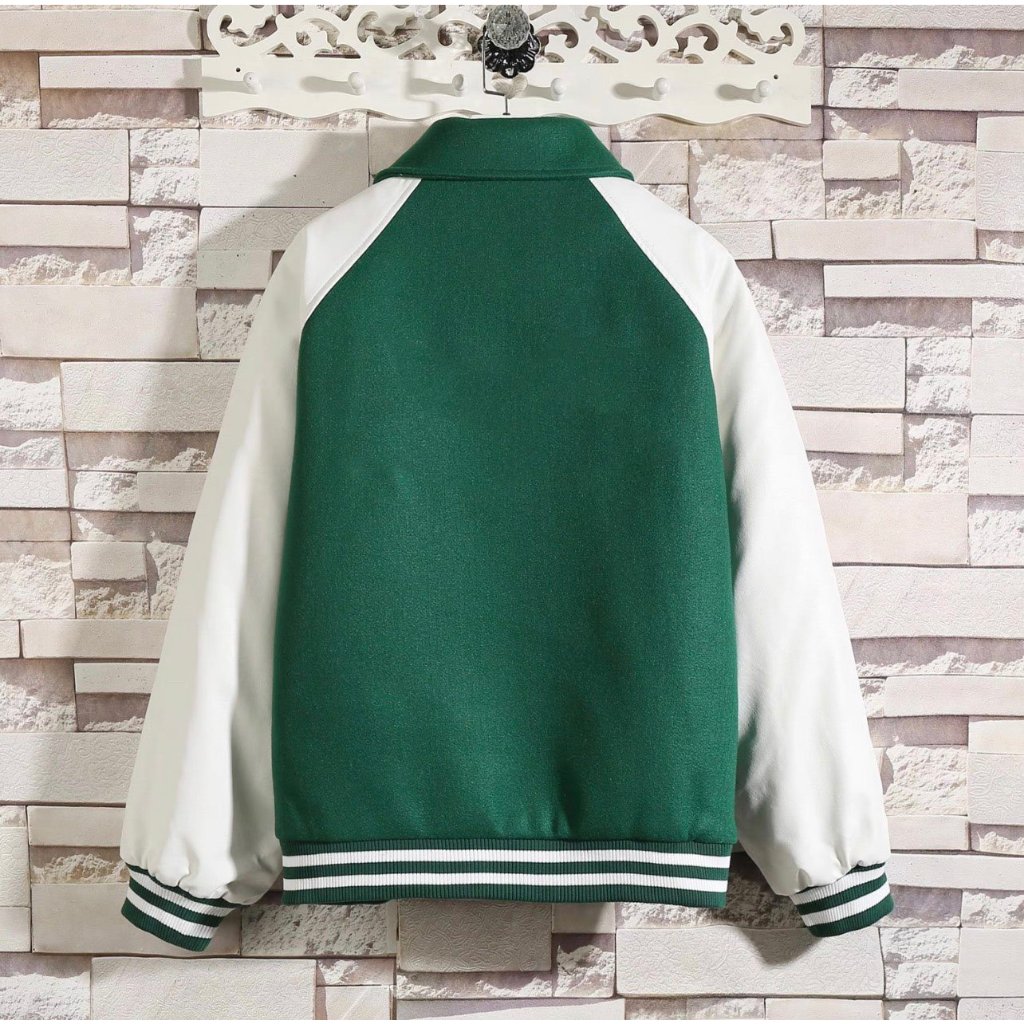 Áo Bomber hoạ tiết thêu chữ M đơn giản mà tinh tế dành cho nam và nữ mẫu mới 2023 Bomber Miuzi DT227