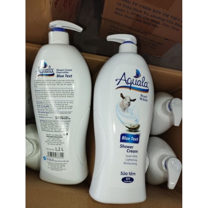 Sữa tắm trắng da cao cấp AQUALA PEARL WHITE CLASSIc 1200ml
