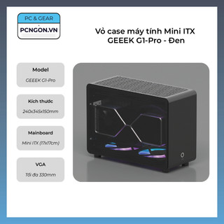 Vỏ case máy tính mini itx geeek g1-pro – đen