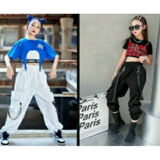 Quần túi hộp Jogger cho bé kết hợp phụ kiện khóa xích bo gấu