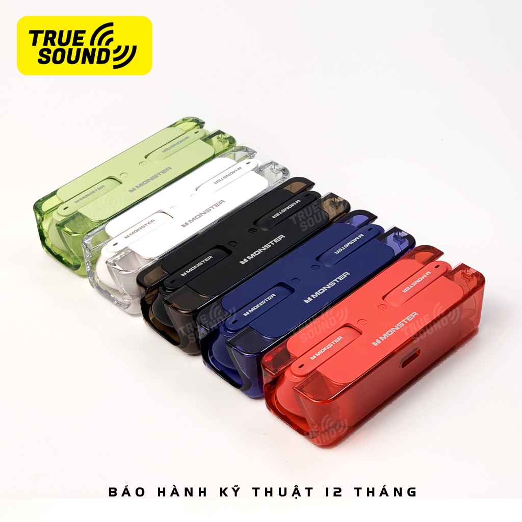 Tai nghe Bluetooth MONSTER XKT08 V5.3. Giảm tiếng ồn, chống nước IPX4.