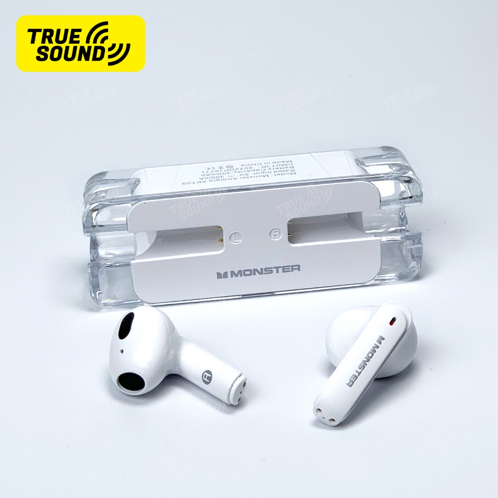 Tai nghe Bluetooth MONSTER XKT08 V5.3. Giảm tiếng ồn, chống nước IPX4.
