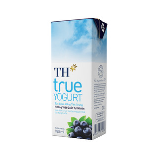 Sữa Chua Uống Tiệt Trùng TH true YOGURT Hương Việt Quất Tự Nhiên