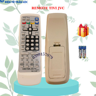 Remote điều khiển tivi jvc rm-c1286, điều khiển tivi jvc dòng crt đời củ - tặng kèm pin