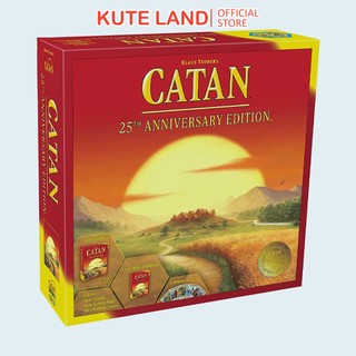 Bộ trò chơi Catan 25th Anniversary Board Game bản tiếng anh chất liệu gỗ BG6-2