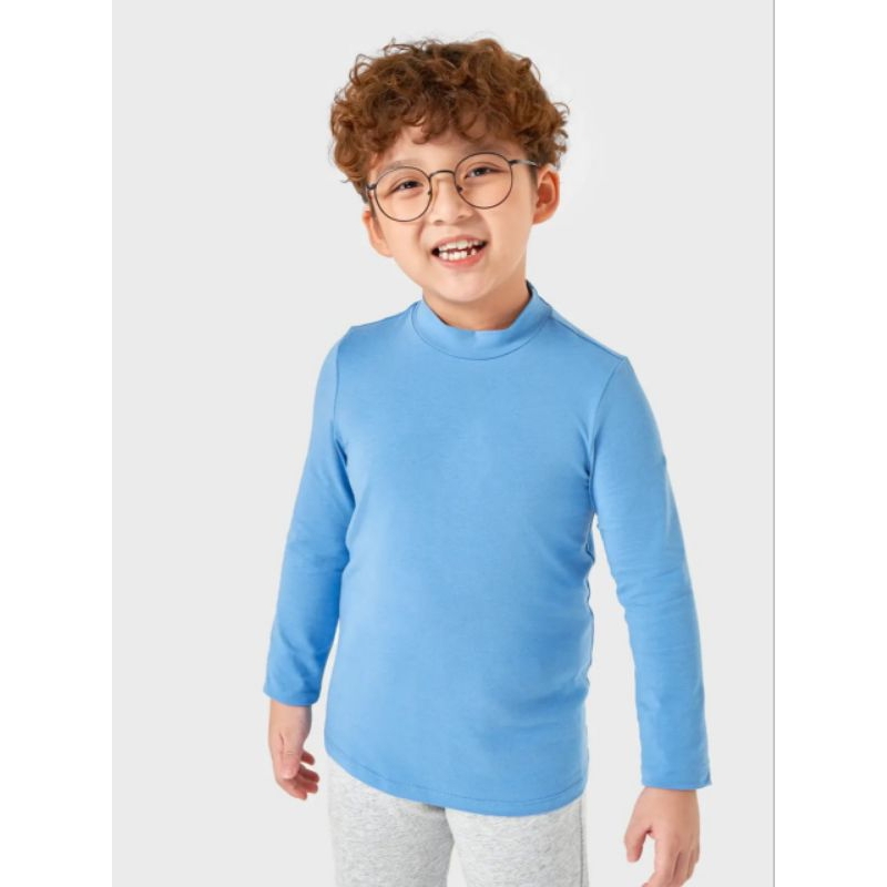 Pack 2 áo cotton dài tay, cổ 3 phân bé trai Canifa