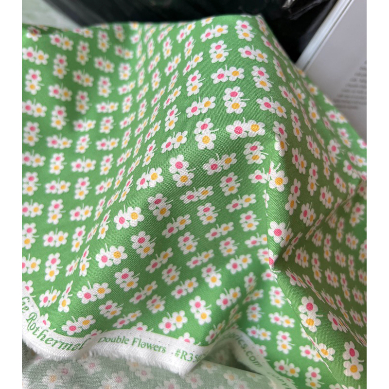 Vải thô Mỹ 100% cotton hoa nhí  - khổ 1,1m