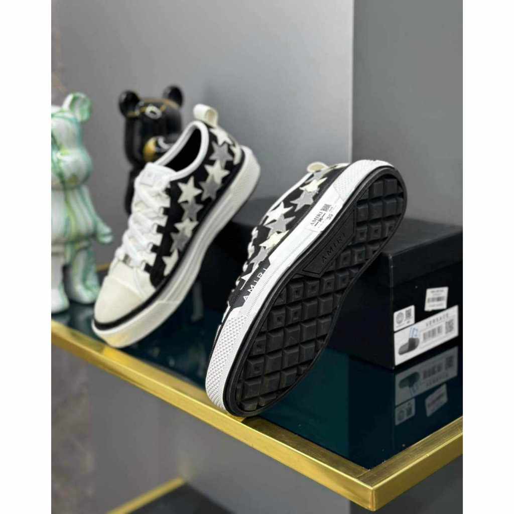 Giày sneaker Amiri họa tiết ngôi sao tag da LA on web fullbox bill thẻ phụ kiện
