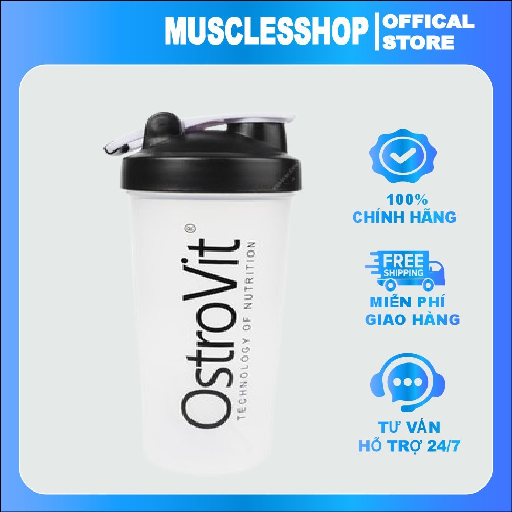 Bình Lắc OstroVit Thể Thao 800ML, Không Chứa BPA
