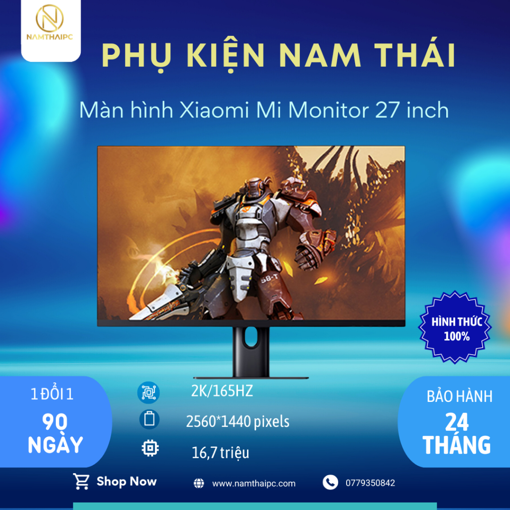 Màn hình Xiaomi Mi 2K Gaming Monitor 27 inch,NEW