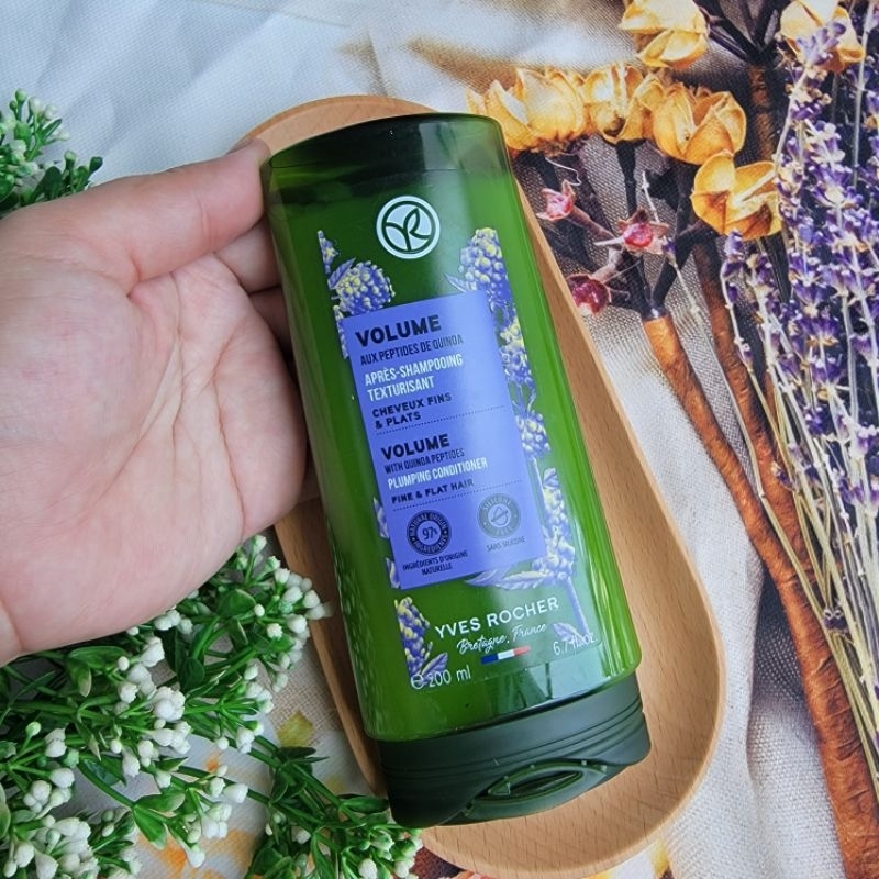 Kem Xả Chăm Sóc Tóc Mảnh , bồng bềnh tóc Yves Rocher 200ml