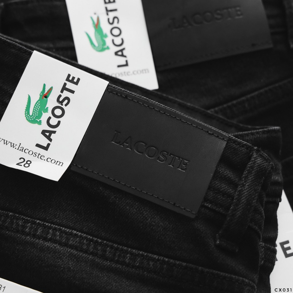 Quần Jean Dài Nam LCST Đen, Form Slim-fit, chất vải co giãn nhẹ, ống 15-18cm,CX031 - Hàng VNXK