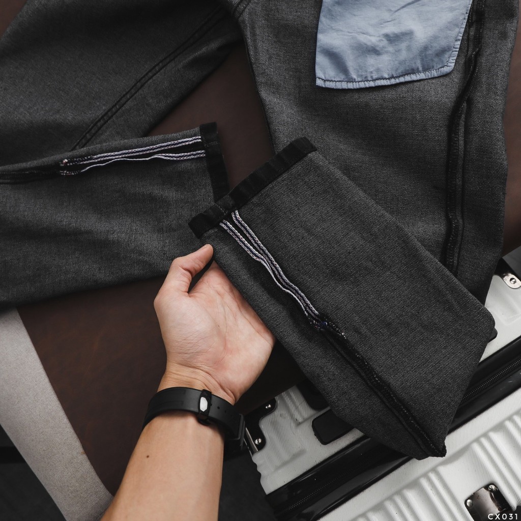 Quần Jean Dài Nam LCST Đen, Form Slim-fit, chất vải co giãn nhẹ, ống 15-18cm,CX031 - Hàng VNXK