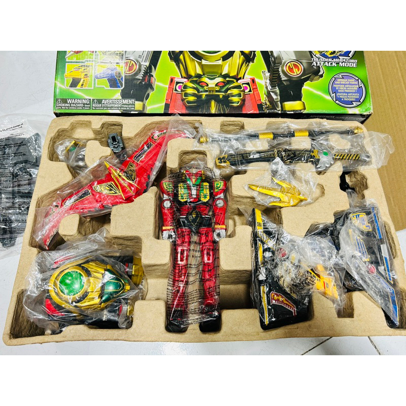 Mô hình Robo cao cấp Bandai Thunder Megazord / DairenOh  - Mighty Morphin Power Ranger