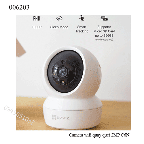 Camera wifi quay quét 2MP Ezviz C6N