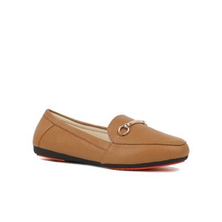[HCM] Giày Búp Bê Hạnh Dung Khóa ngang HD2219AX ( Xám - Đen - Kem - Trắng - Bò )