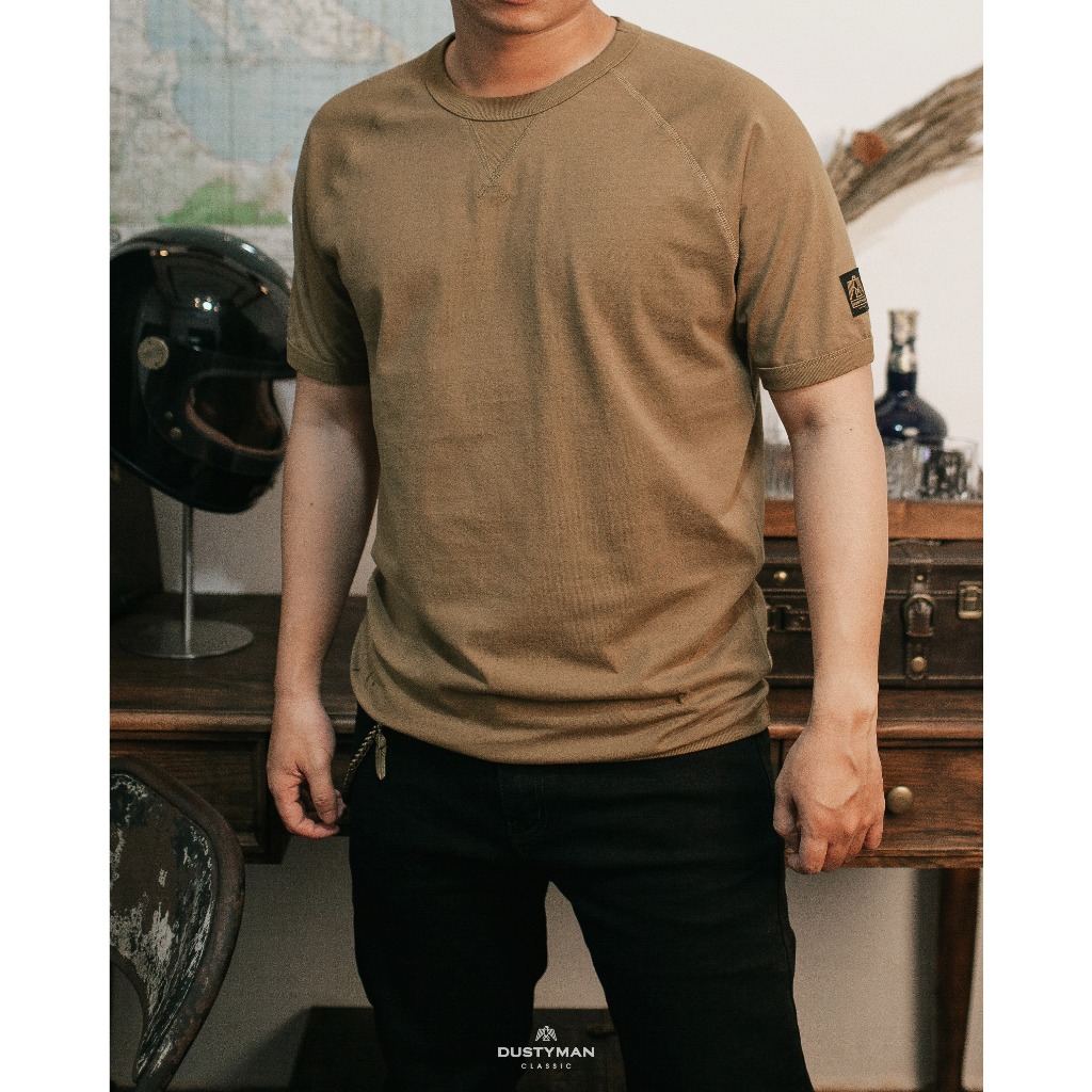 Áo Thun Nam Mold Cổ Điển DUSTYMAN - Vải 100% Cotton - Form Regular Fit