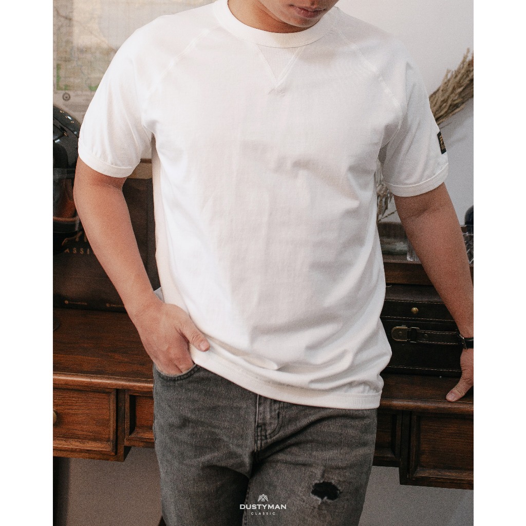 Áo Thun Nam Mold Cổ Điển DUSTYMAN - Vải 100% Cotton - Form Regular Fit