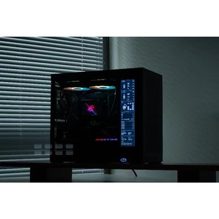 [PCNGON] Vỏ case máy tính Mini ITX Shiny Snake G500 – Đen (Không bao gồm màn hình)