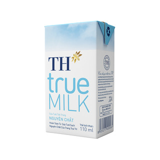 Sữa tươi tiệt trùng nguyên chất th true milk 110 ml