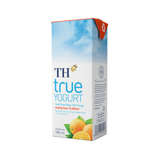 Sữa Chua Uống Tiệt Trùng TH true YOGURT Hương Cam Tự Nhiên