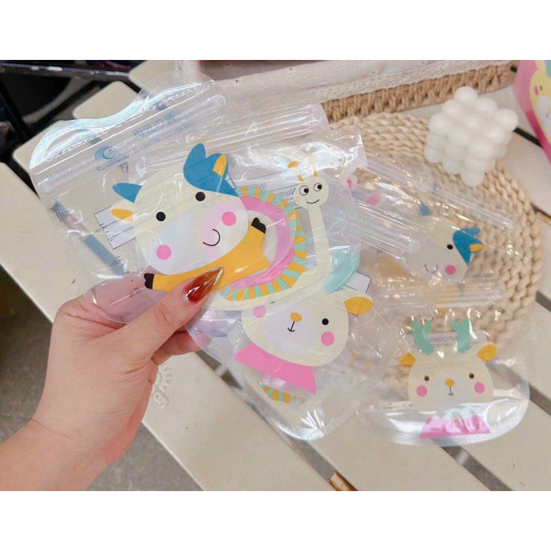 10 Túi / HỘP 50 Túi trữ sữa mẹ 250ml KICHILACHI KICHI K50V