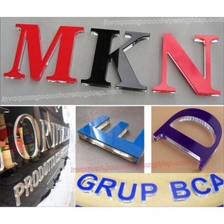 Chữ Nổi Mica Trang Trí Logo Biển Hiệu Công Ty