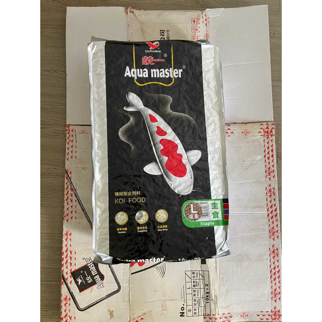 10KG thức ăn mùa đông,mùa hè cho cá Koi -AQUAMASTER-Đài Loan-không làm đục nước-dinh dưỡng-hàng nội địa,an toàn