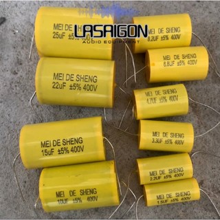 Tụ MeiDeSheng 400v có đủ thông số, tụ cản loa treble loại tốt