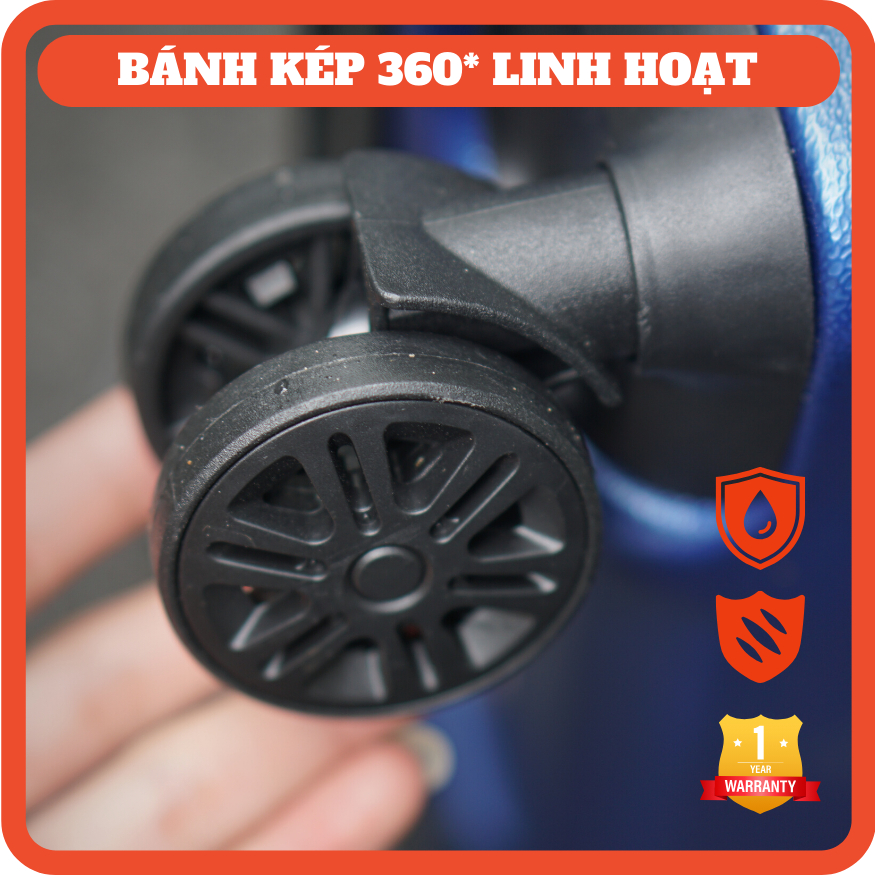 Thanh lý vali nhựa Brothers hàng tồn kho công ty loại 1, size ký gửi 24 - đựng được >20kg