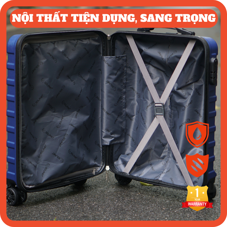Thanh lý vali nhựa Brothers hàng tồn kho công ty loại 1, size ký gửi 24 - đựng được >20kg