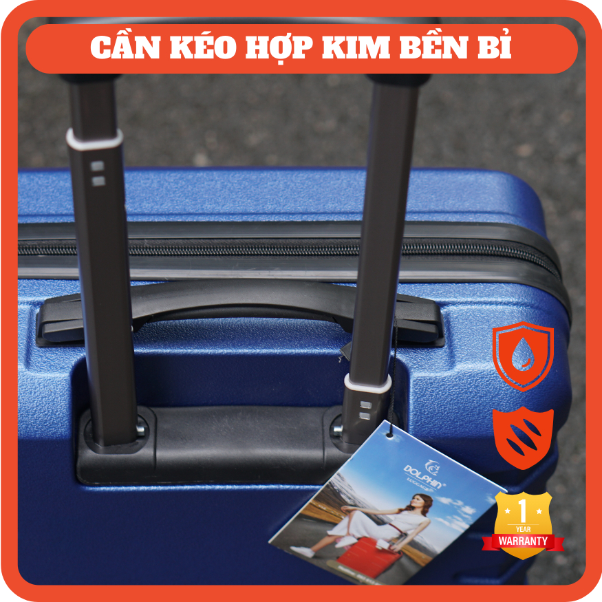 Thanh lý vali nhựa Brothers hàng tồn kho công ty loại 1, size ký gửi 24 - đựng được >20kg