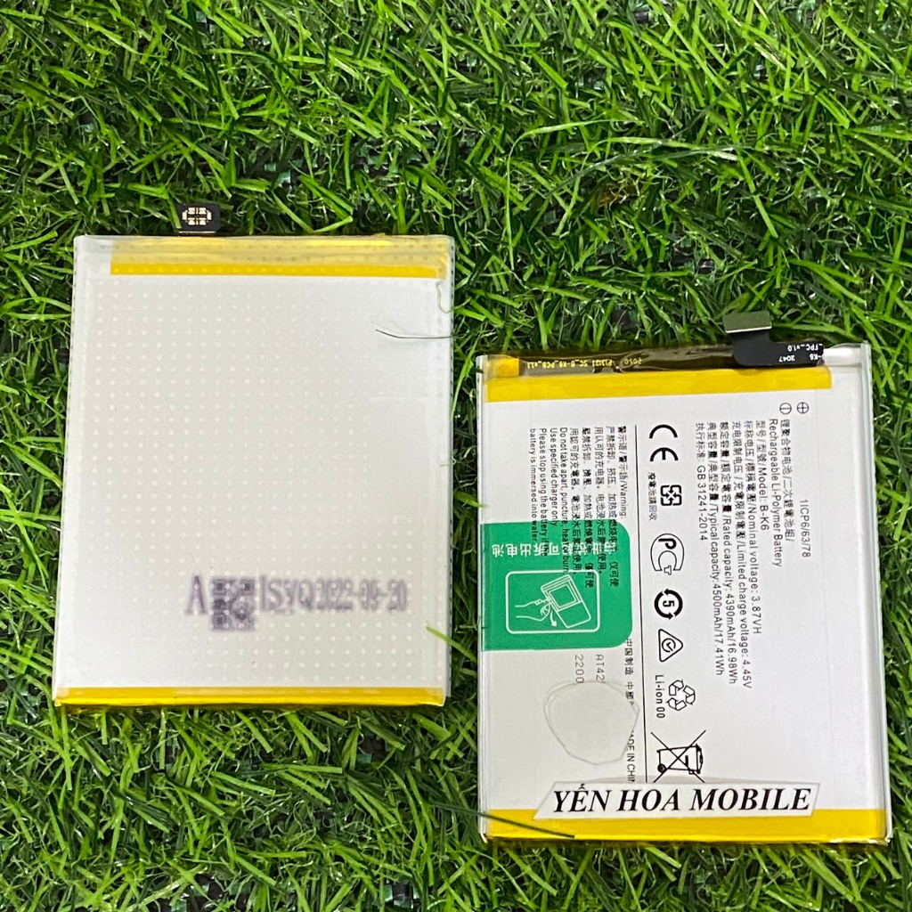 Pin B-K6 thay thế chovivo V19