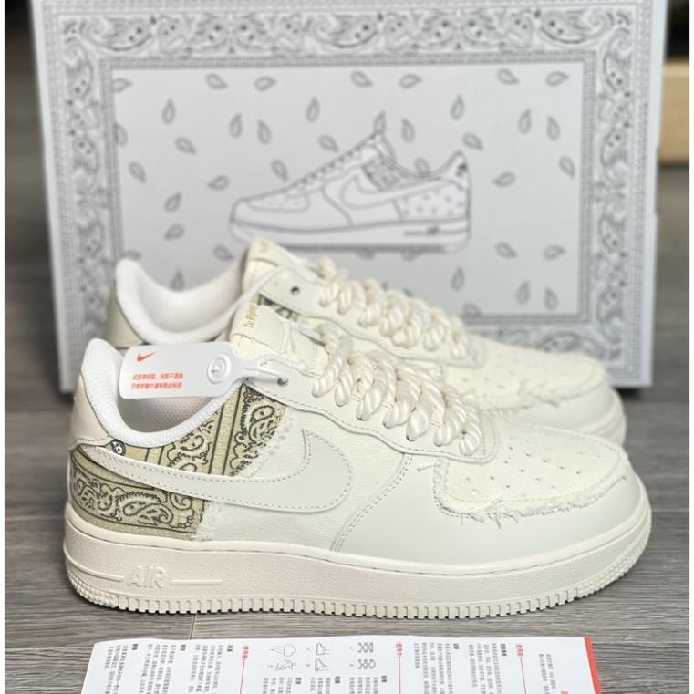 Giày _Nike Air Force 1 thổ cẩm, AF1 Travis bigbag dây thừng hàng trung bản Cao Cấp nam nữ, Full Box, Bill PK