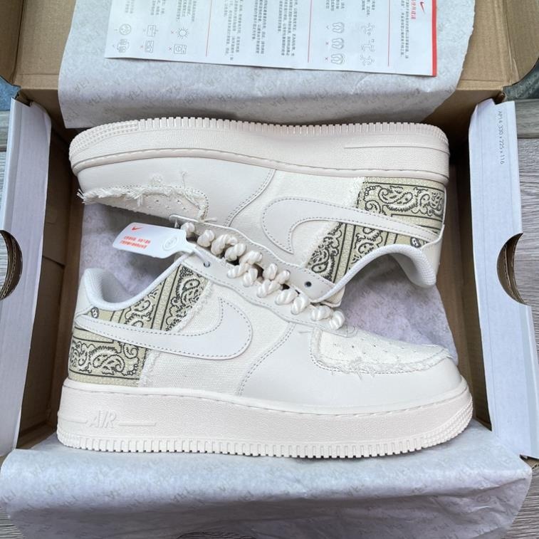 Giày _Nike Air Force 1 thổ cẩm, AF1 Travis bigbag dây thừng hàng trung bản Cao Cấp nam nữ, Full Box, Bill PK