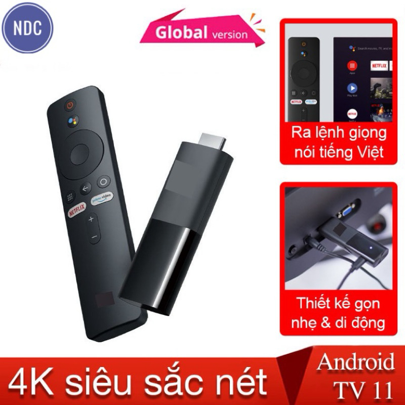 [HCM]AndroidTV Mi TV Stick 4K MDZ-27-AA Quốc Tế Tiếng Việt